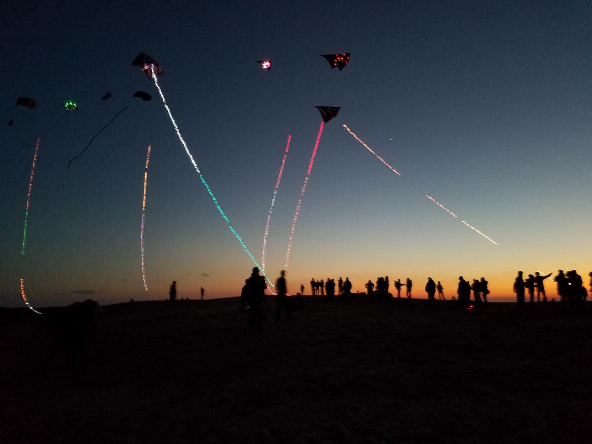 Kites with Lights Event
